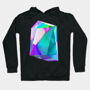 Abstract colored crystal №3 Hoodie